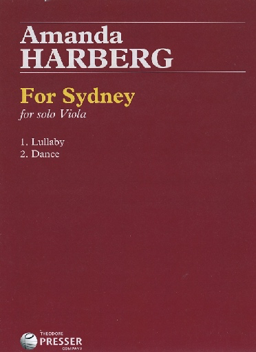Harberg, Amanda: For Sydney (viola solo)