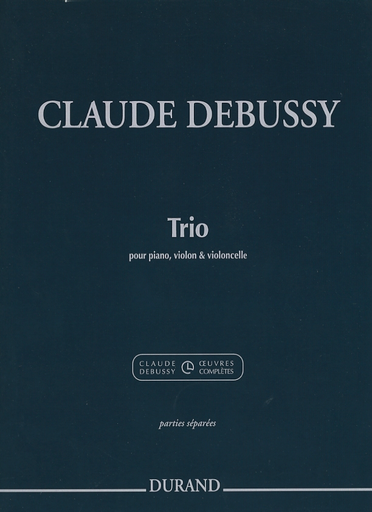 Debussy, C. (Lemaitre, ed.): Piano Trio in G Major (violin, cello, and piano)