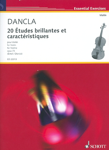 Dancla, C. (Birtel): 20 Etudes Brillantes et Caracteristiques, Op.73 (violin)