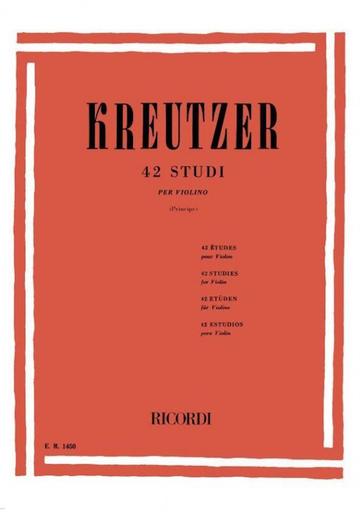 Kreutzer, R. (Principe): 42 Studies (violin)