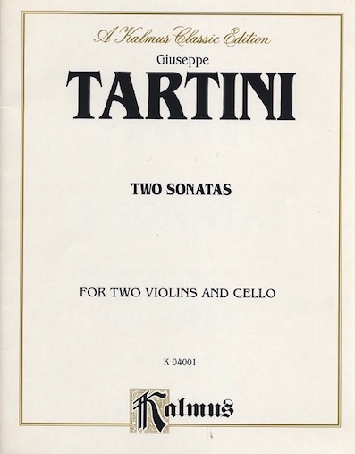 Tartini: Two Sonatas (2 violins & cello)