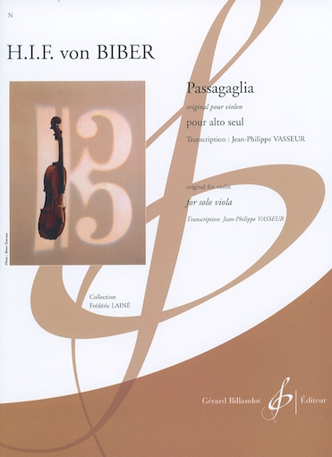 Biber (Vasseur): Passagaglia (viola)