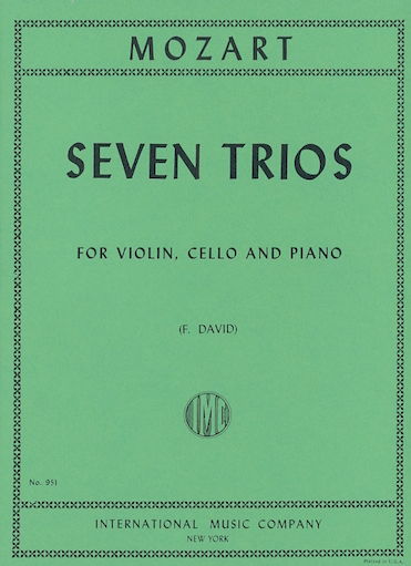 Mozart: Seven Trios (violin, cello, & piano) IMC