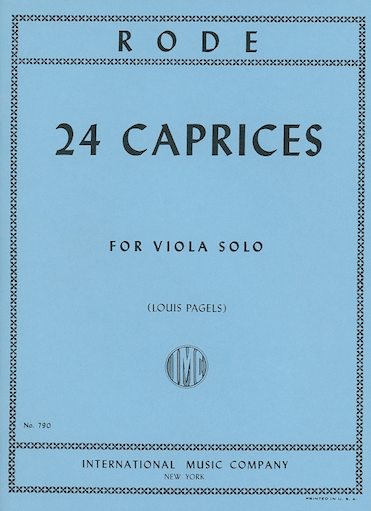 Rode (Pagels): 24 Caprices (viola)