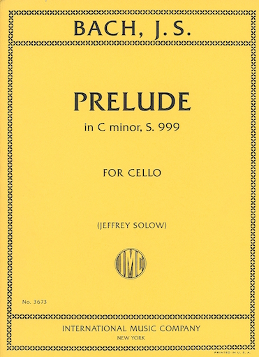 Bach (Solow): Prelude in C minor, S.999 (cello)