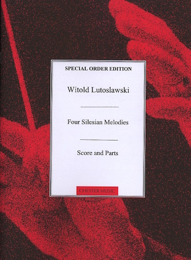 Lutoslawski (Dubiska): (score/parts) 4 Silesian Melodies (4 violins)