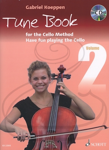 Koeppen: Tune Book for the Cello Method, Vol.2 (1-3 cellos w/ piano ad lib.)(CD)