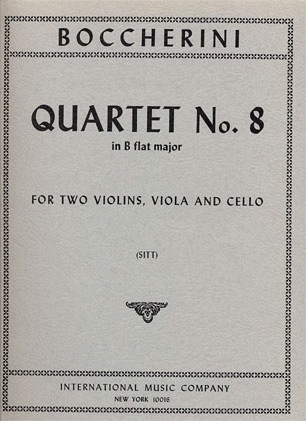 Boccherini, Luigi: Quartet No.8 in Bb major (string quartet)