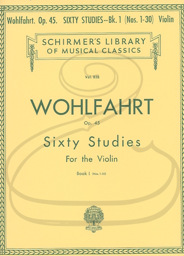 Wohlfahrt (Blay): 60 Studies, Op. 45, Vol. 1, Nos.1-30 (violin)