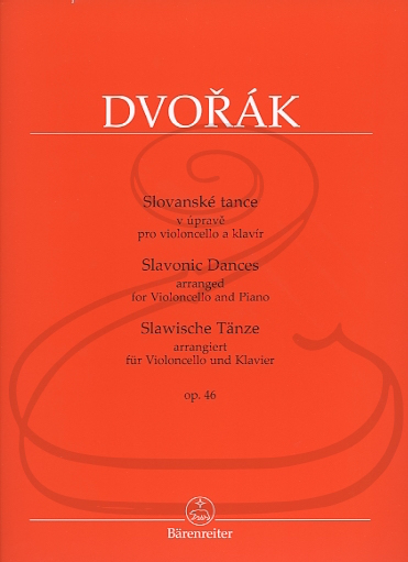 Dvorak (Jiri Gemrot): Slavonic Dances, Op.46 (cello & piano) Barenreiter