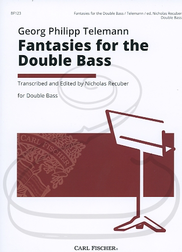 Telemann, G.P. (Nicholas Recuber): Fantasies for the Double Bass