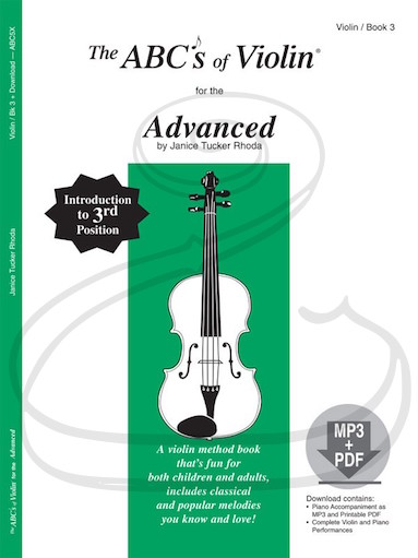 Rhoda: The ABC's of Violin for the Advanced, Bk.3 (violin)(CD)
