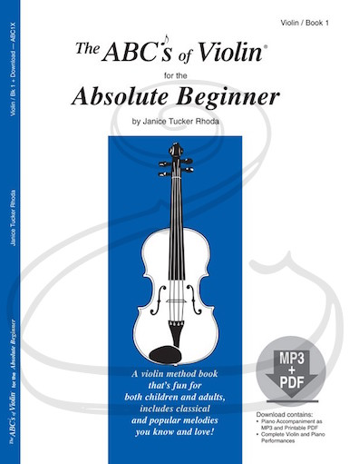Rhoda: The ABC's of Violin for the Absolute Beginner, Bk.1 (violin)(MP3/PDF Access) Carl Fischer
