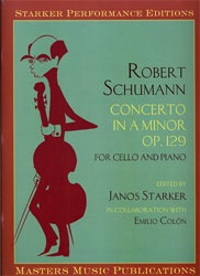 Schumann, Robert (Starker): Concerto in A minor, Op.129 (cello & piano) LudwigMasters