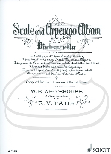 Whitehouse & Tabb: Scale and Arpeggio Album (cello) Schott