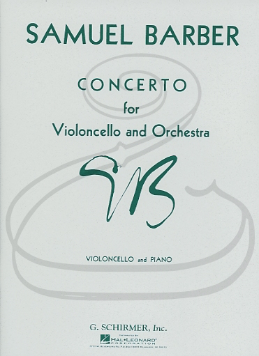 Barber (Garbousova): Concerto for Violoncello & Orchestra, Op.22 (cello & piano) Schirmer