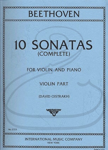 Beethoven (Oistrakh): (2 Part Set) 10 Sonatas for Violin & Piano (violin & piano) International