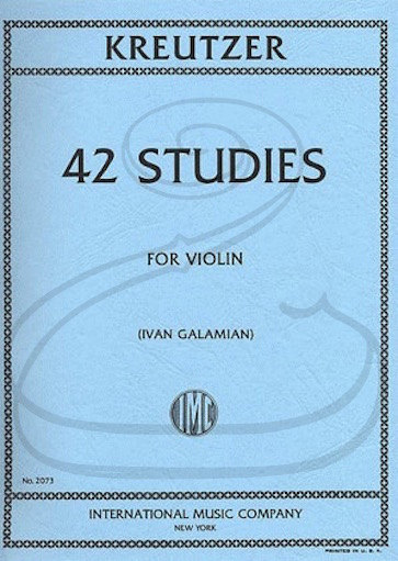 Kreutzer (Galamian): 42 Studies (violin) International