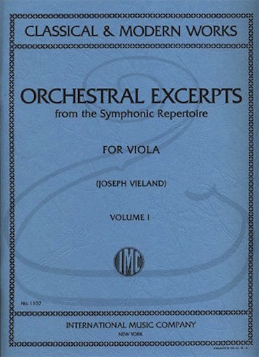 Vieland: Orchestral Excerpts from the Symphonic Repertoire for Viola, Vol.1 (viola) International