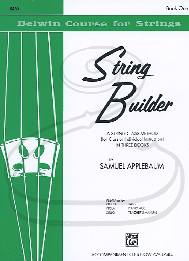 Applebaum: String Builder, Bk.1 (bass) Belwin
