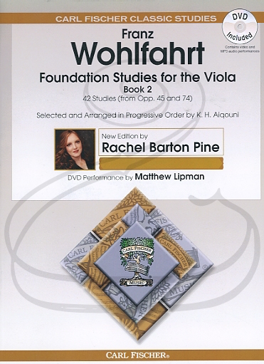 Wohlfahrt (Pine): Foundation Studies, Bk.2 (viola)(DVD) Carl Fischer
