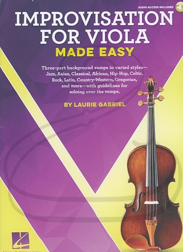 Gabriel: Improvisation for Viola Made Easy (viola w/ audio access) Hal Leonard