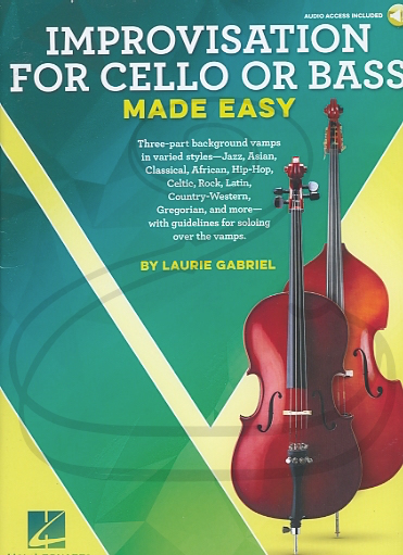 Gabriel: Improvisation for Cello or Bass Made Easy (cello/bass w/ audio access) Hal Leonard