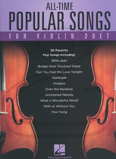 Hal Leonard: (collection) All-Time Popular Songs for Violin Duet (2 violins)