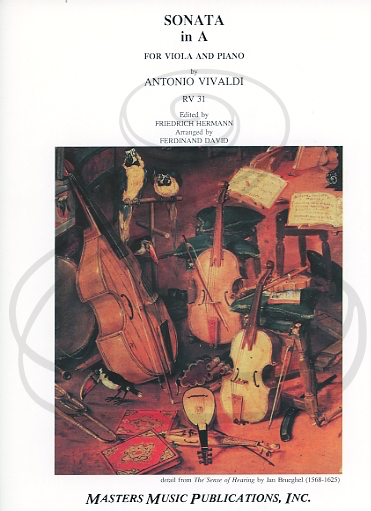 Vivaldi (Hermann): Sonata in A Major, RV31 - ARRANGED (viola & piano) Masters Music