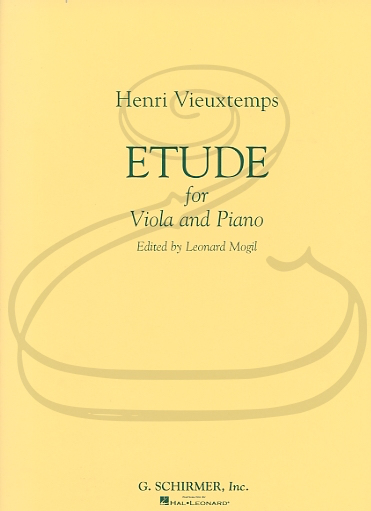 Vieuxtemps (Mogill): Etude (viola & piano) Schirmer