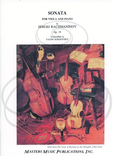 Rachmaninoff (Borisovsky): Sonata, Op.19 - TRANSCRIBED (viola & piano) Masters Music