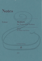 Henle Jotter for Music and Notes - 8 Stave