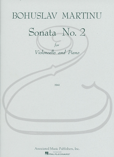 Martinu: Sonata No.2 (cello & piano) Associated Music Publishers