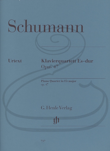 Schumann, R. (Leisinger): Piano Quartet in Eb Major, Op.47 - URTEXT (piano quartet) Henle Verlag