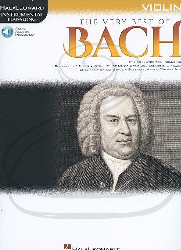 Hal Leonard Instrumental Play-Along: The Very Best of Bach (violin)(audio access) Hal Leonard