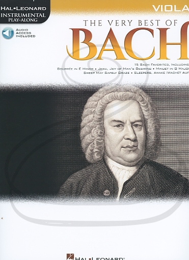 Hal Leonard Instrumental Play-Along: The Very Best of Bach (viola)(audio access) Hal Leonard