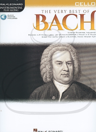 Hal Leonard Instrumental Play-Along: The Very Best of Bach (cello)(audio access) Hal Leonard
