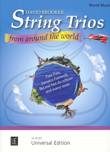 Brooker: (collection) String Trios From Around The World - ARRANGED (violin, viola, & cello) Universal Edition