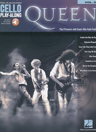 Hal Leonard Play-Along Series Vol.8: Queen (cello)(audio access) Hal Leonard