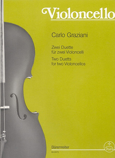 Graziani, Carlo: Two Duets (2 Cellos) Barenreiter