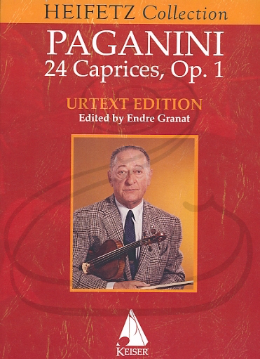 Paganini (Granat/Heifetz): 24 Caprices - URTEXT (violin) Keisler