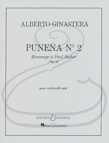 Ginastera (Rostropovitch): Puneña No.2, Op.45 (cello) Boosey & Hawkes