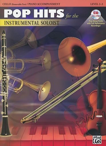 Alfred Music: (collection) Pop Hits for the Instrumental Soloist (cello)(CD)