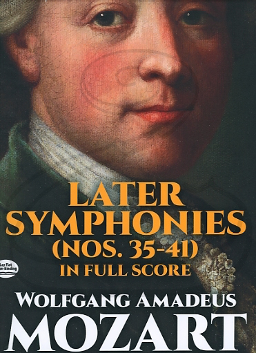 Mozart, W.A.: (score) Later Symphonies - Nos.35-41 (full orchestra) Dover Publications
