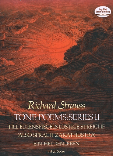 Strauss, R.: (score) Tone Poems: Series 2 - Till Eulenspiegels, "Zarathustra," & Ein Heldenleben (full orchestra) Dover Publications