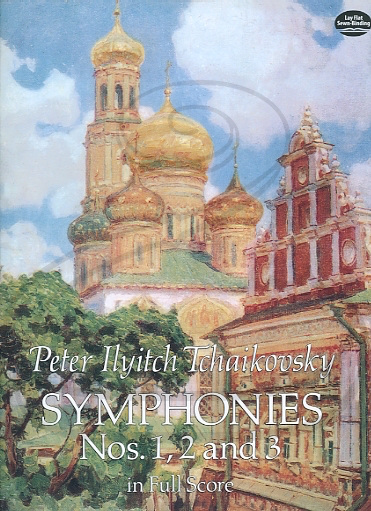 Tchaikovsky: (score) Symphonies Nos.1, 2 & 3 (full orchestra) Dover Publications