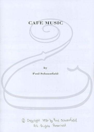 Schoenfield, P.: (score/parts) Cafe Music (piano trio) Elkin Music International