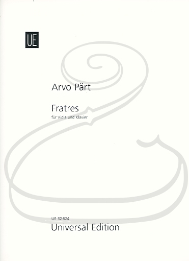 Part: Frates (viola & piano) Universal Edition