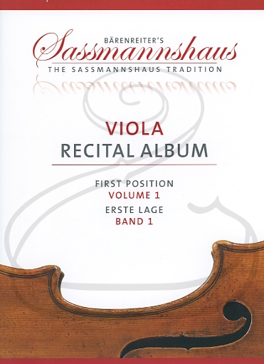 Barenreiter (Lusk/Sassmannshaus): (collection/score/parts) Viola Recital Album, Vol.1 - ARRANGED (viola & piano/2 violas) Barenreiter