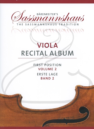 Barenreiter (Lusk/Sassmannshaus): (collection/score/parts) Viola Recital Album, Vol.2 - ARRANGED (viola & piano/2 violas) Barenreiter